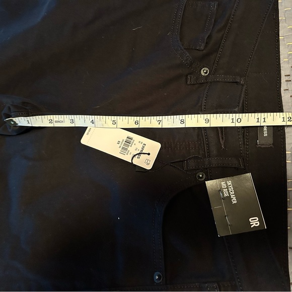 Women's EXPRESS midrise black skyscraper jeans size 0 NWT - Picture 5 of 10
